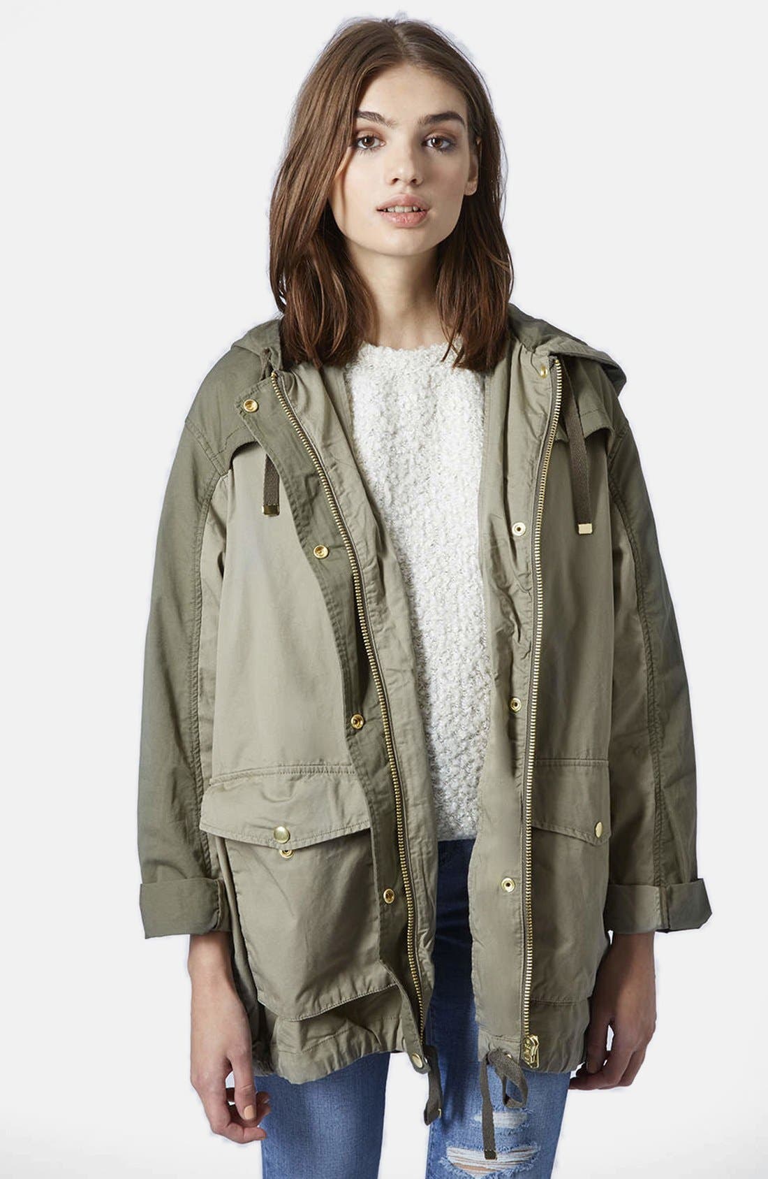 Color Block Parka Nordstrom