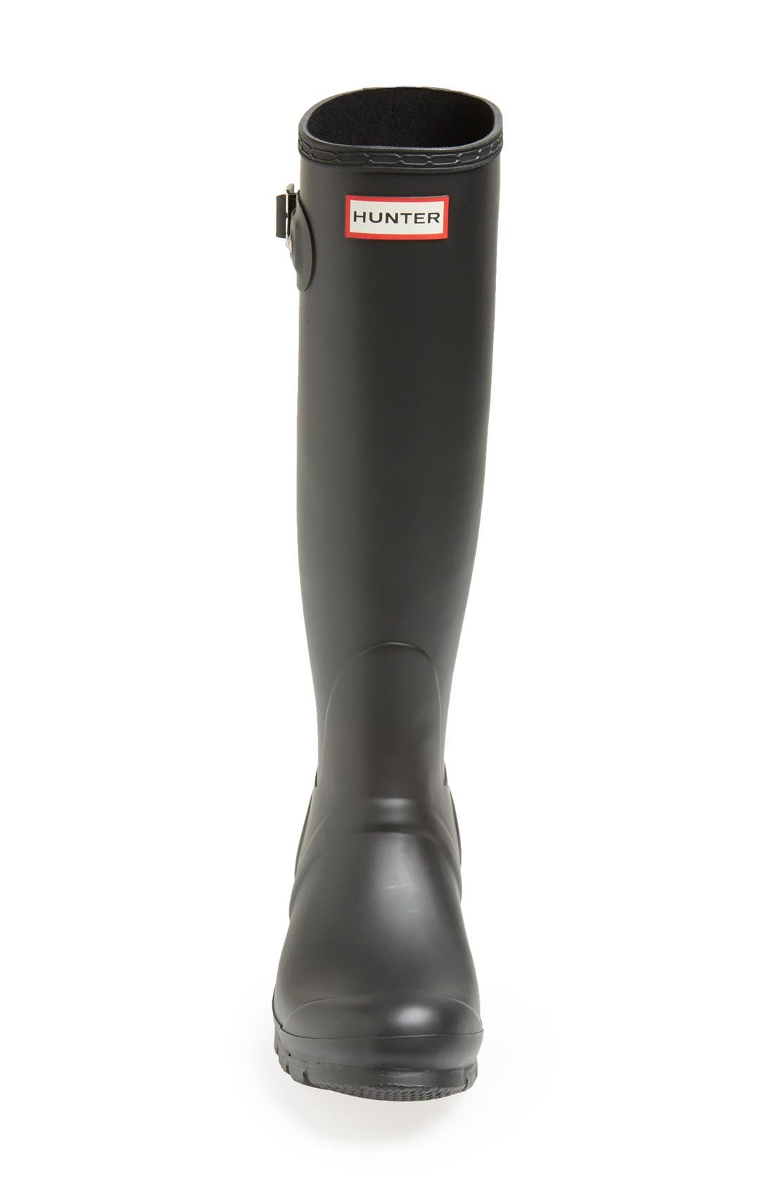 hunter boots black original