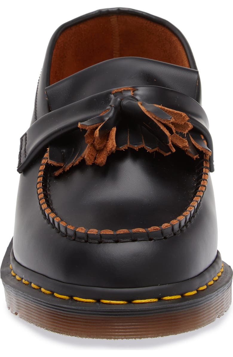Dr. Martens Adrian Made in England Tassel Loafer, Alternate, color, Black Quilon