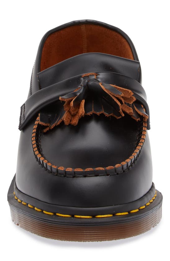 Shop Dr. Martens' Dr. Martens Vintage Adrian Tassel Loafer In Black Quilon
