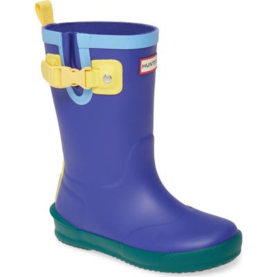 Toddler Hunter Davison Rain Boot, Blue