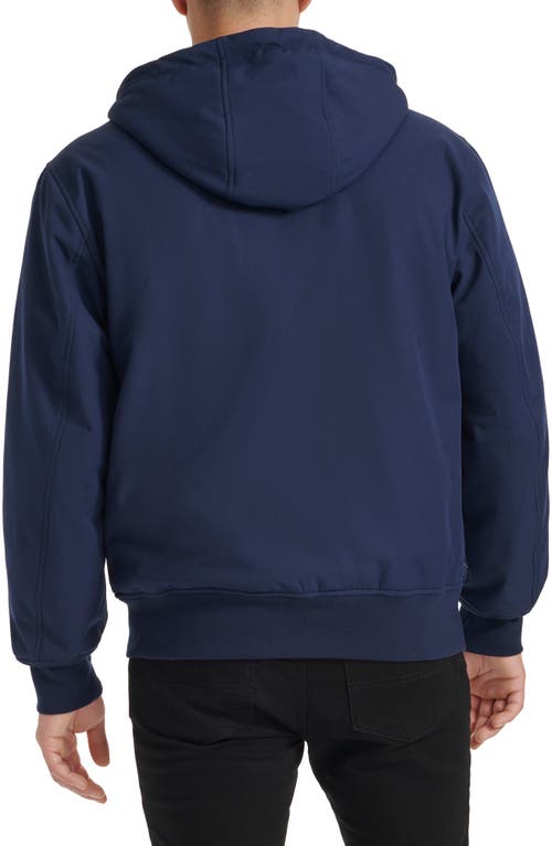 Champion Men's Sport Shell Hooded Zipper Jacket In Peacoat