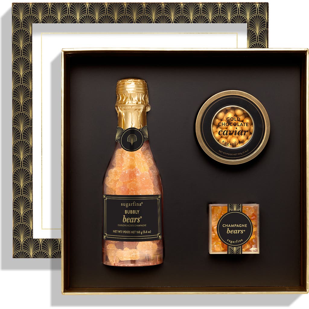sugarfina Champagne & Caviar 3-Piece Candy Gift Set