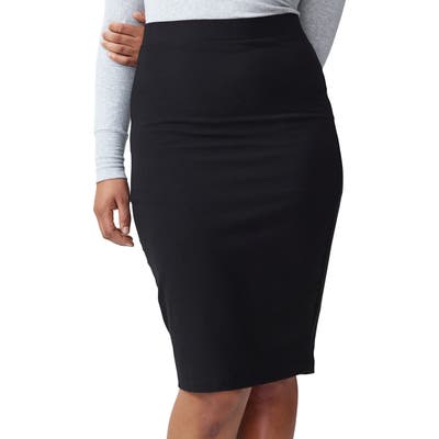 Plus Size Universal Standard Danube Heavyweight Jersey Skirt