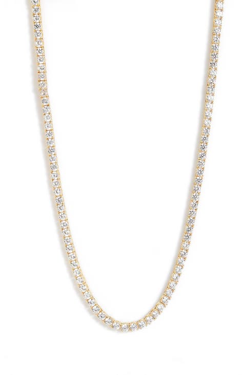 Classic Cubic Zirconia Tennis Necklace