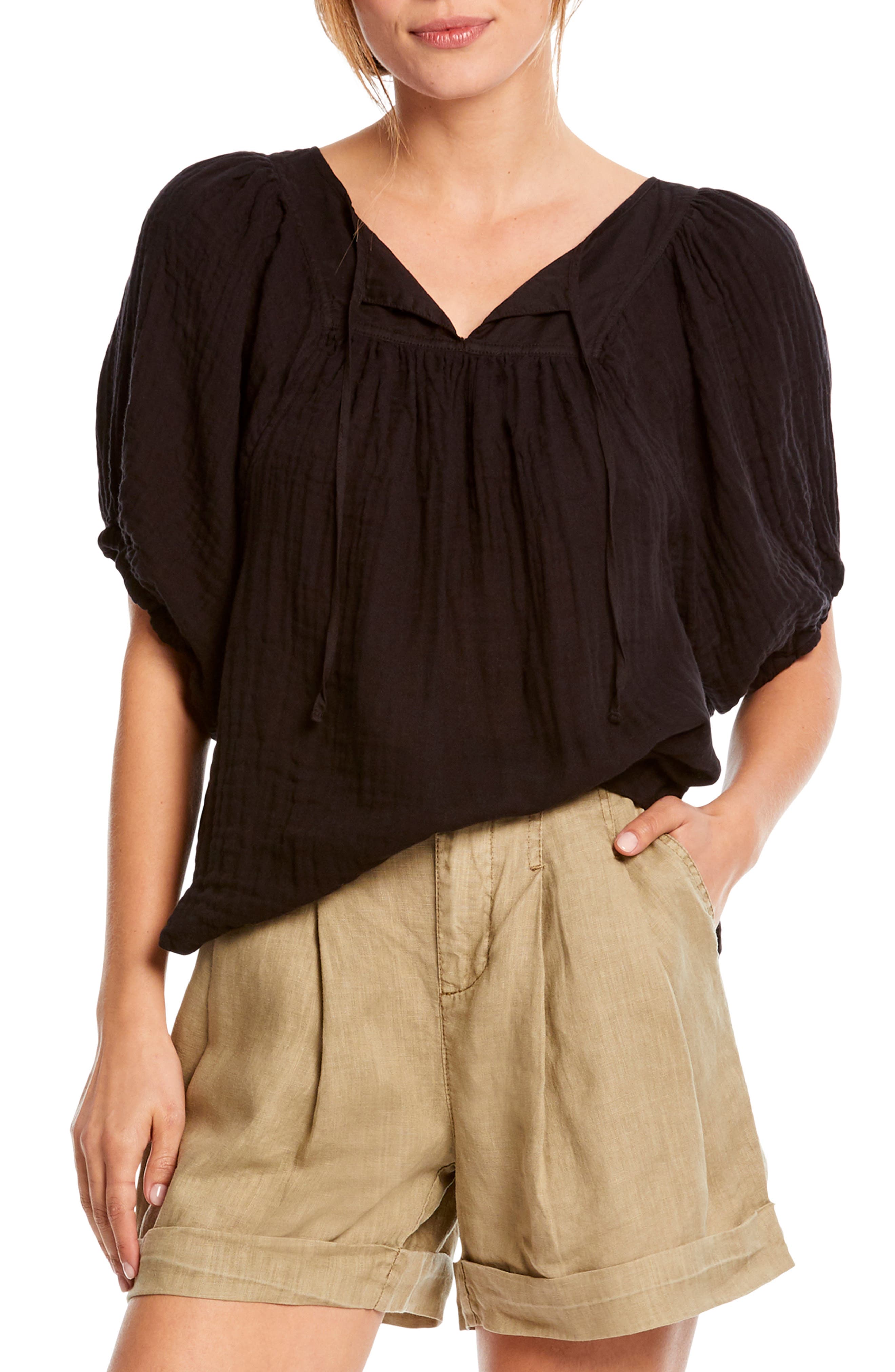 michael stars peasant top