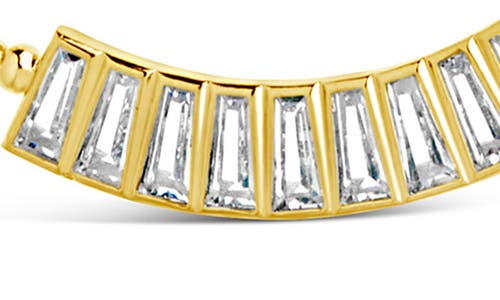 Sterling Forever Lillian Cubic Zirconia Charm Layered Necklace In Gold