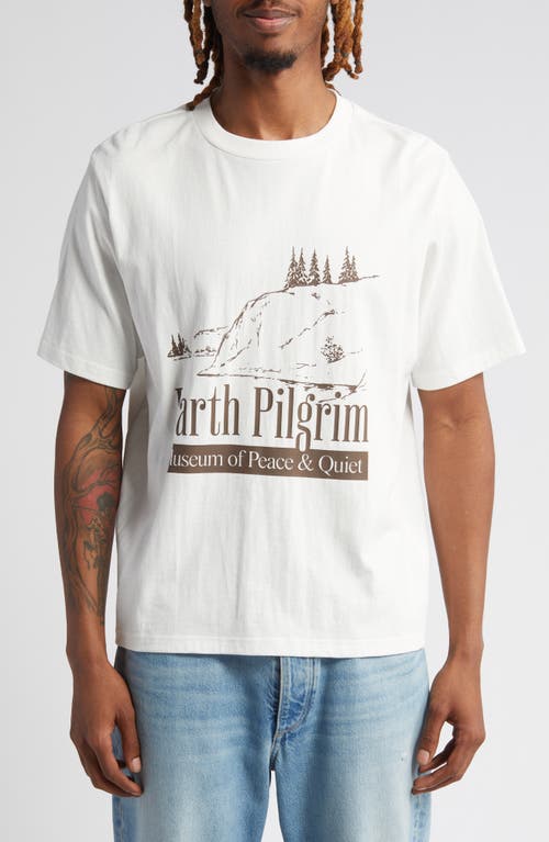 Earth Pilgrim Graphic T-Shirt in White