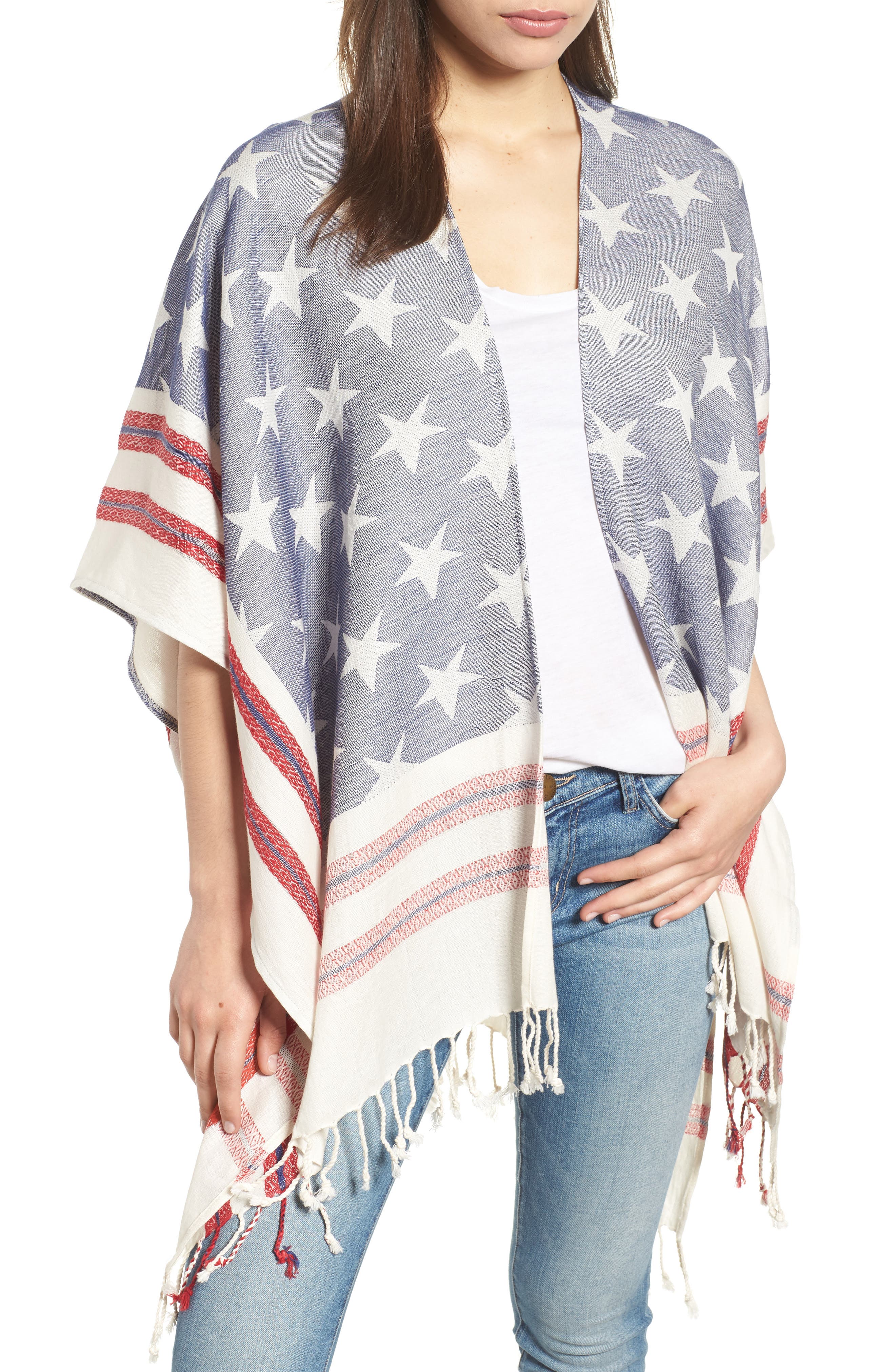 Steve Madden American Boho Jacquard Topper Nordstrom