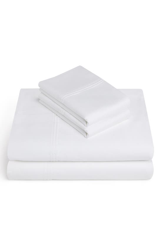 Bedhog 4-piece 625 Thread Count Cotton Sheet Set In White