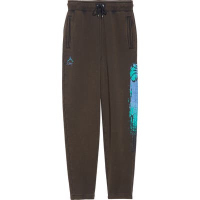 Jordan Nrg Basketball Logo Fleece Sweatpants, Brown (Nordstrom Exclusive)