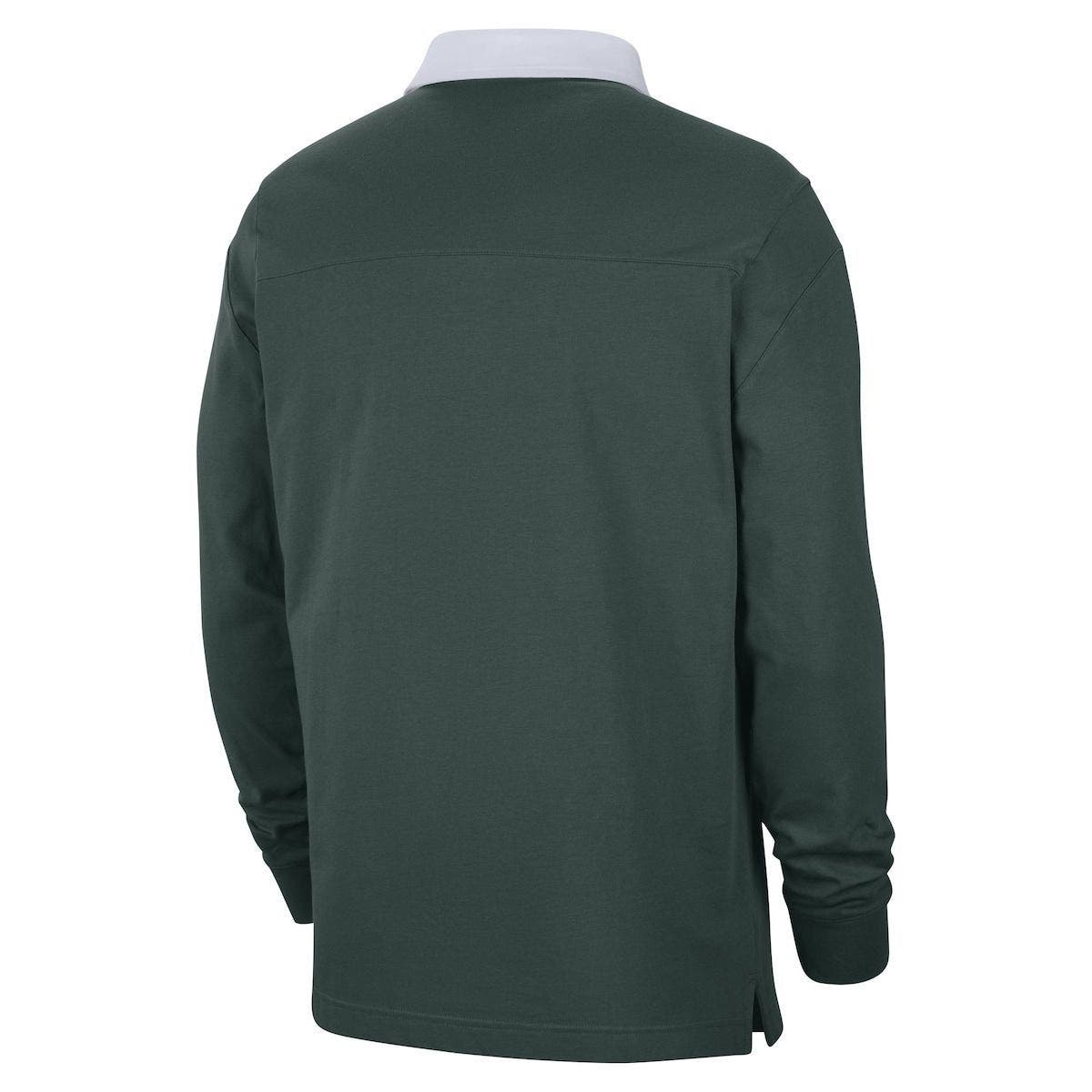michigan state long sleeve polo