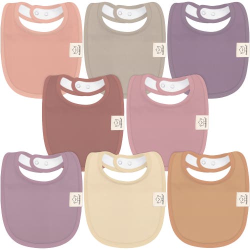 KeaBabies 8-Pack Baby Drool Bibs in Mauve at Nordstrom