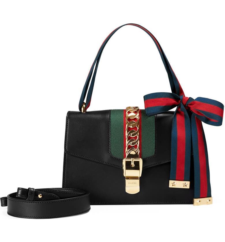 Gucci Small Sylvie Leather Shoulder Bag | Nordstrom