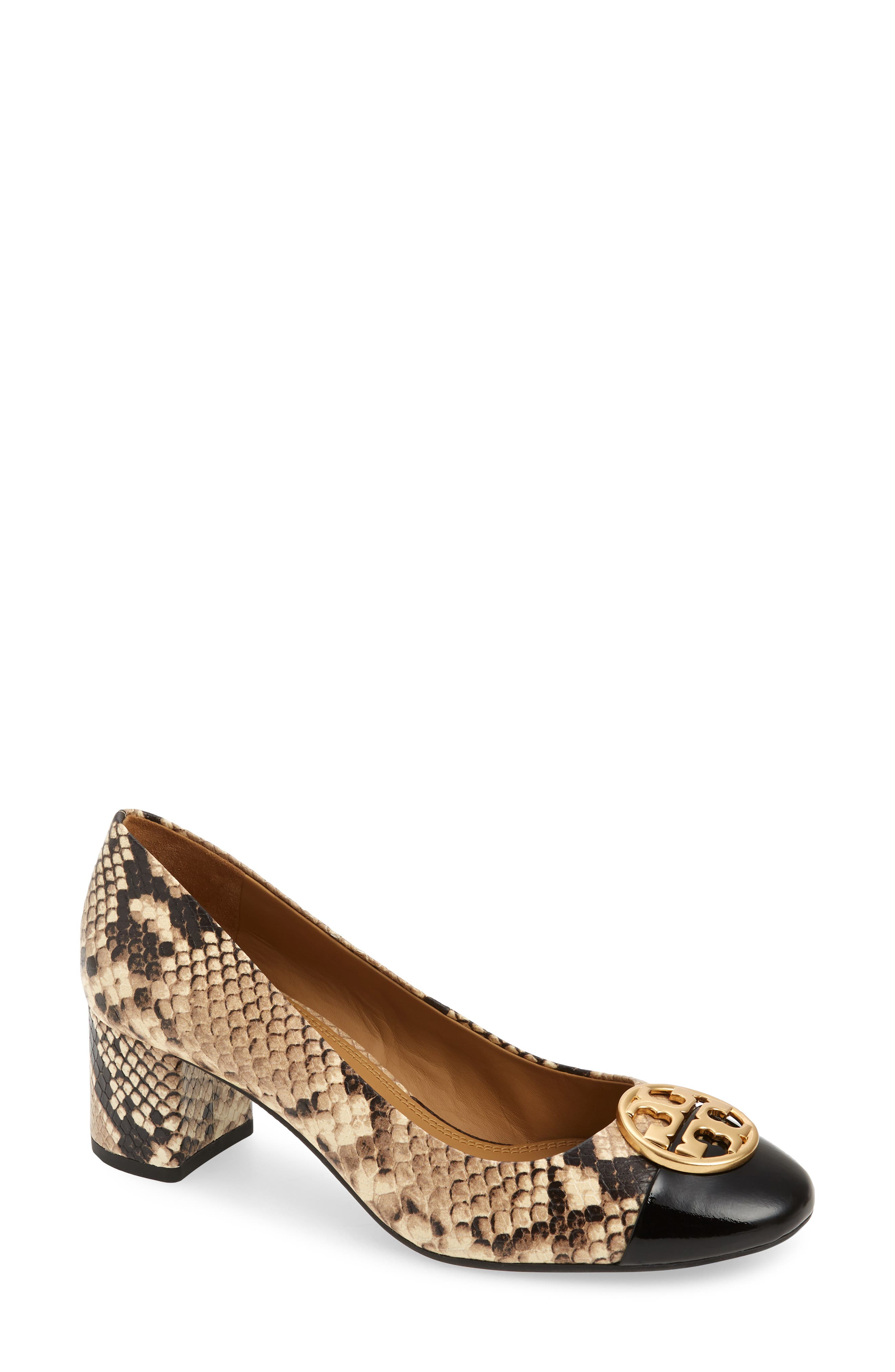 tory burch chelsea cap toe pump