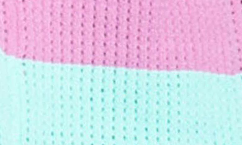 Shop Apny Rainbow Cardigan In Pink Multi