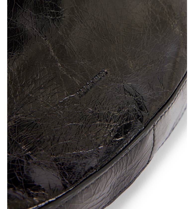 AllSaints Half Moon Leather Shoulder Bag | Nordstrom