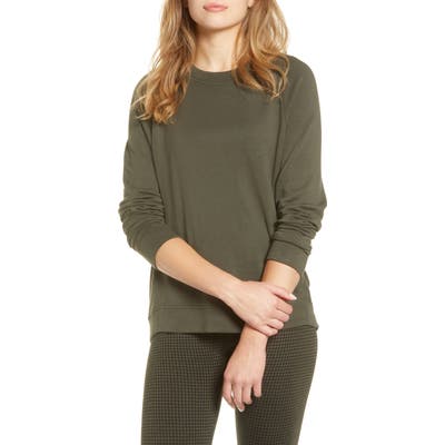 Lou & Grey Signaturesoft Plush Sweatshirt, Green