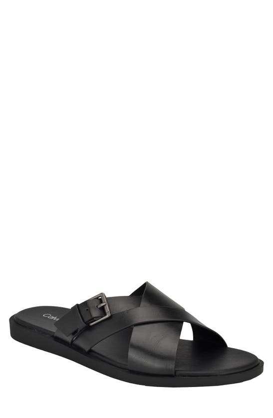Calvin Klein Men's Men's Elon Sandal In Black