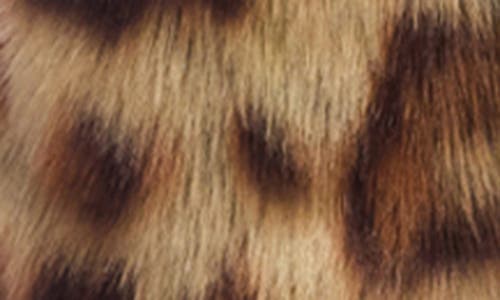 Donna Salyers Fabulous-furs Donna Salyers Fabulous Furs Feline Fine Faux Fur Coat In Leopard