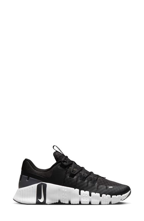 Nike Free Metcon 5 Training Shoe In Black/white-anthracite