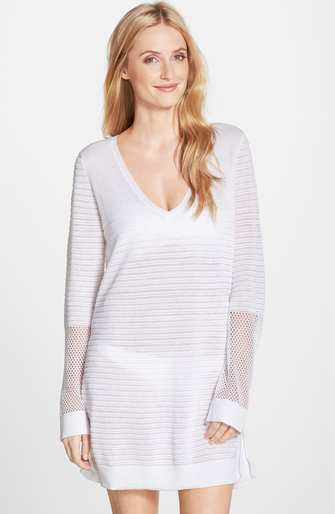 Tommy Bahama Variegated Texture CoverUp Beach Sweater Nordstrom