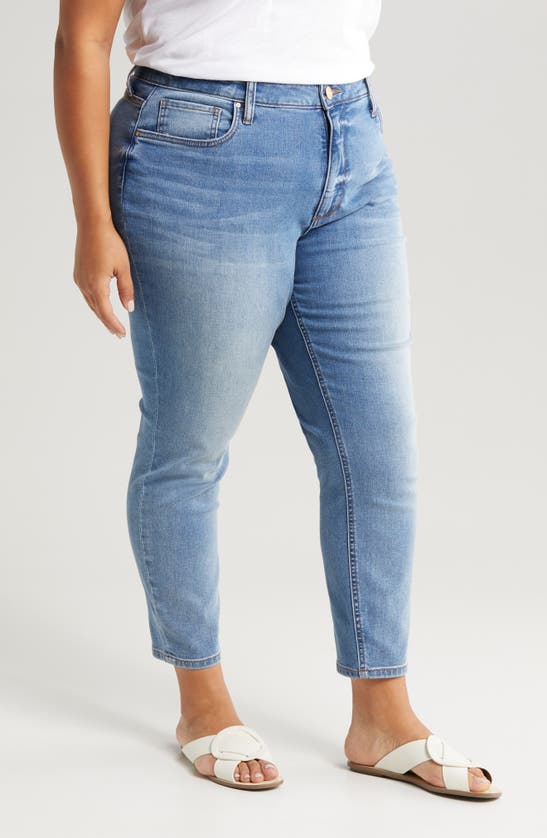 Shop Kut From The Kloth Naomi High Waist Ankle Slim Jeans In Converted