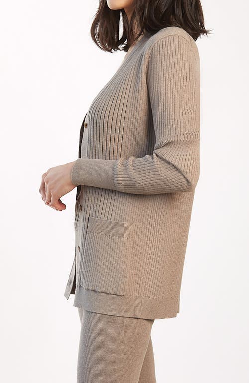 Oyun Oxford Cardigan In Sable
