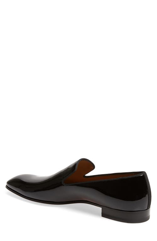 Shop Christian Louboutin Dandelion Venetian Loafer In Black/black Leather