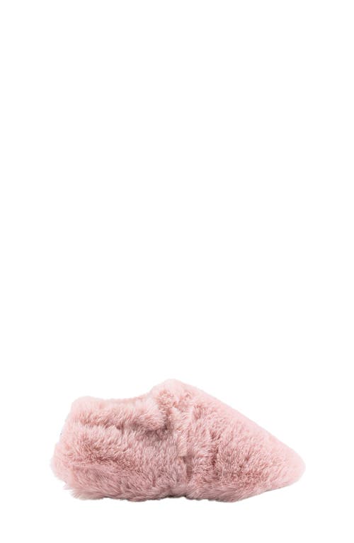 Hopfrög Kids Furry Furry Faux Fur Slipper In Pink
