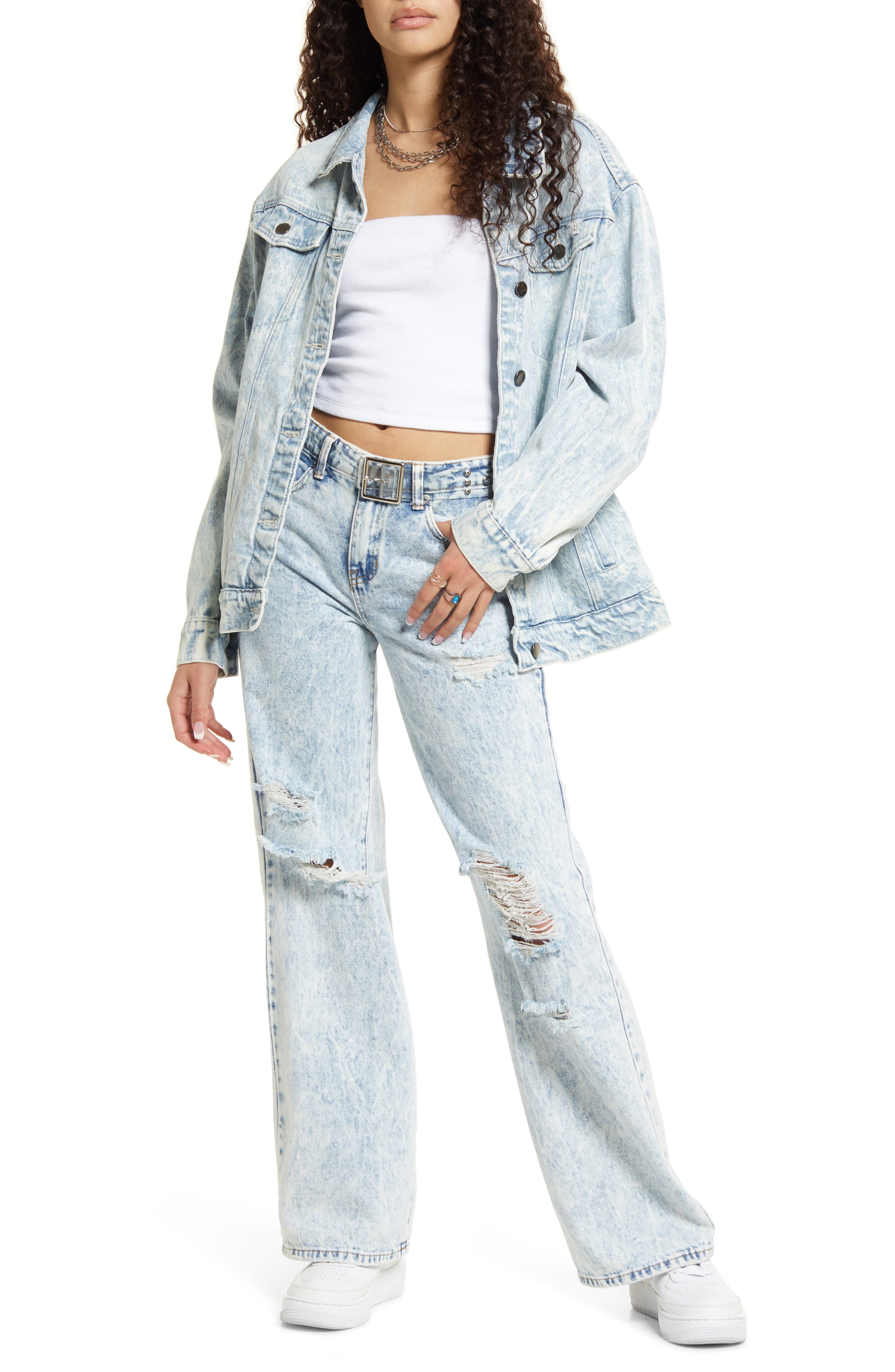 BP. Oversize Denim Jacket | Nordstrom