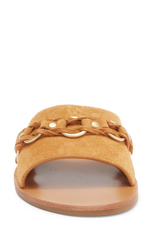 Rag & Bone Beau Chain Slide Sandal In Tobaccosd