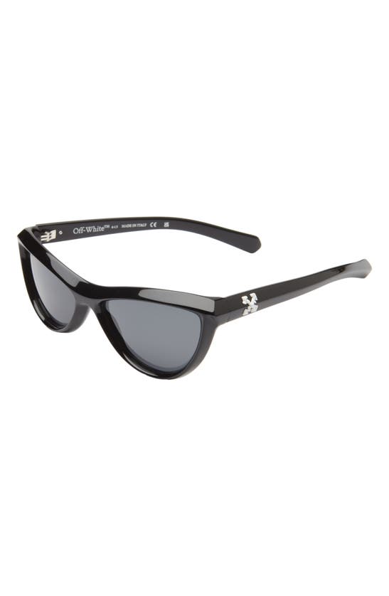 Off-white Atlanta 59mm Oval Sunglasses In Black Dark Grey