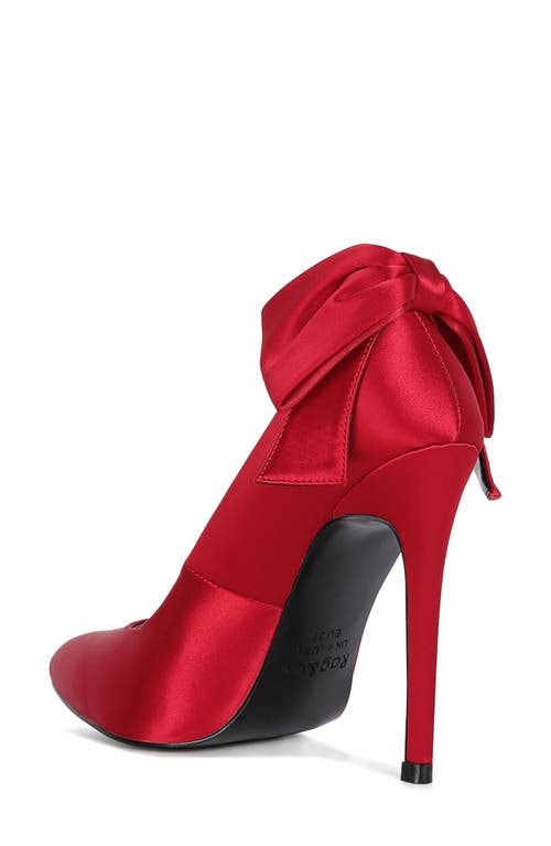 Rag & Co Hornet Bow Pump In Red