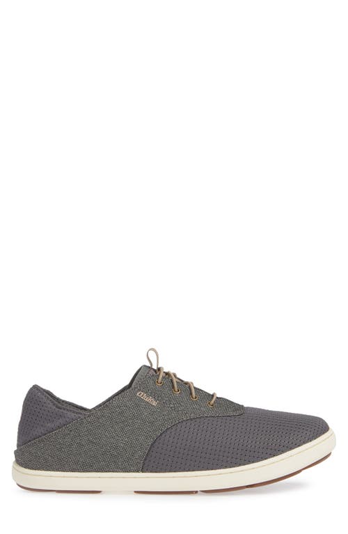 Olukai Men's Nohea Moku Sneaker In Charcoal/clay In Charcoal/clay Textile