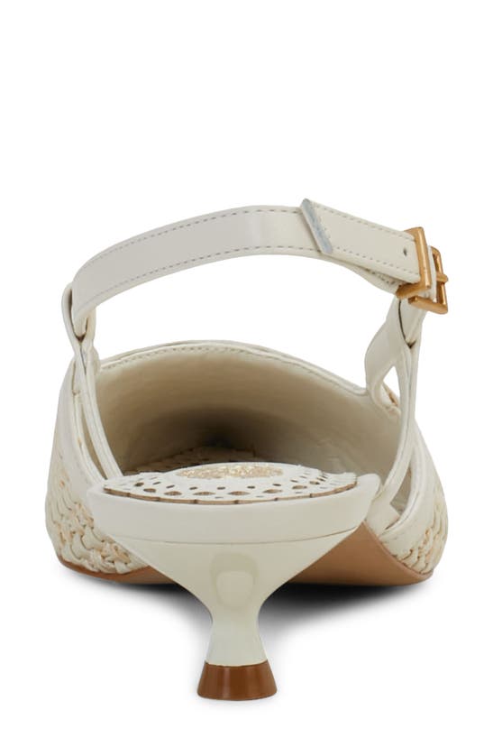 Vince Camuto Renira Slingback Pump In Creamy White/ Cream