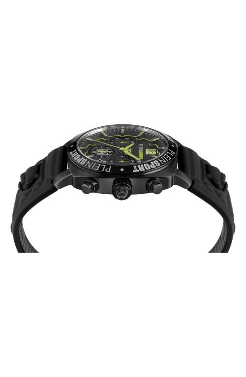 Philipp Plein Sport Wildcat Silicone Strap Watch, 40mm In Black 5