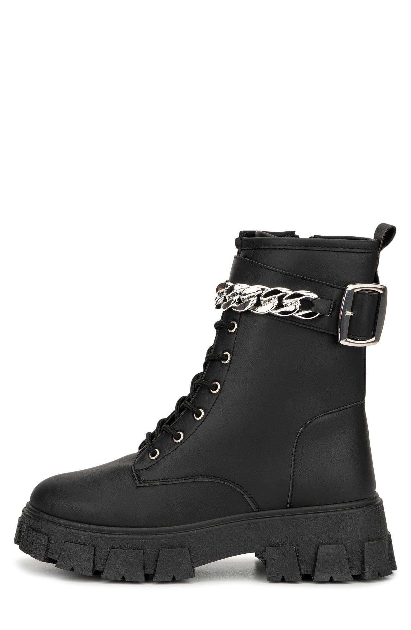 OLIVIA MILLER Ava Chain Shaft Lug Sole 