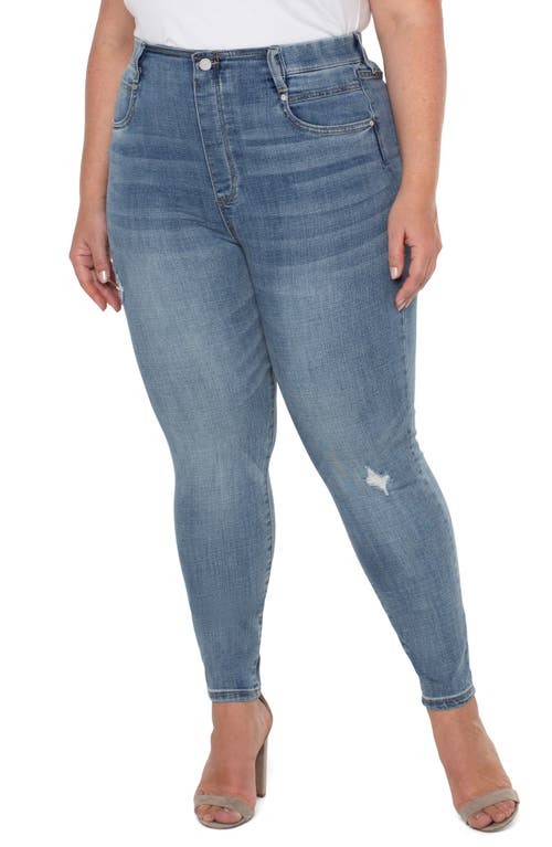 Liverpool Gia Glider Pull-On Ankle Skinny Jeans in Atmore
