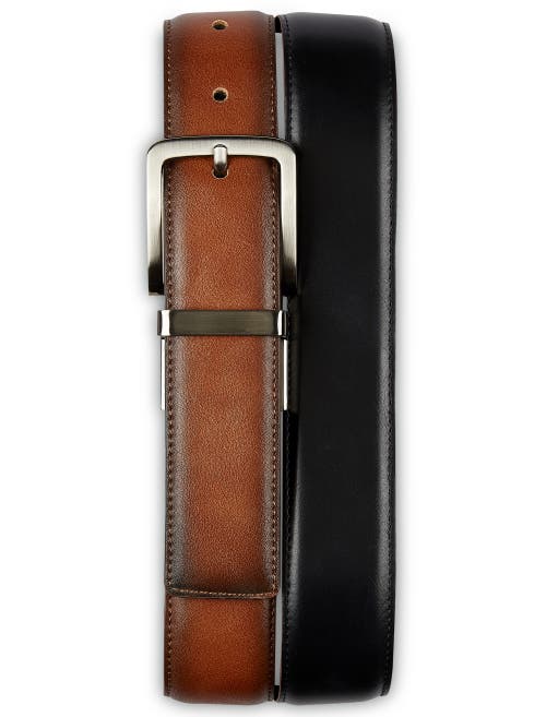 Harbor Bay 35mm Reversible Stretch Belt In Tan