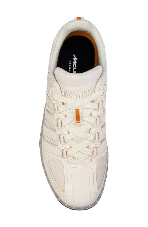 K-swiss Mclaren X Classic Vn Stc Sneaker In Antq Wh/steel Gry