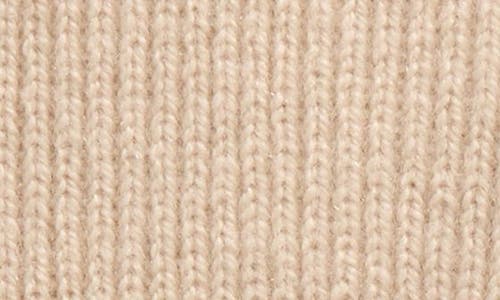 Johnstons Of Elgin Cashmere Rib Crew Socks In New Camel