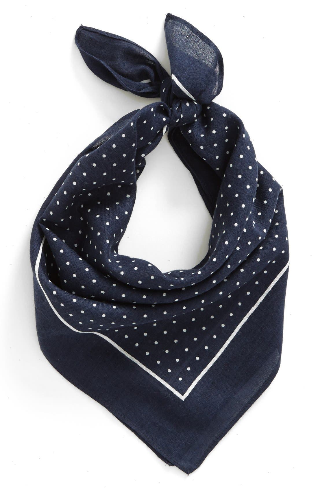 J.Crew Polka Dot Bandana Nordstrom