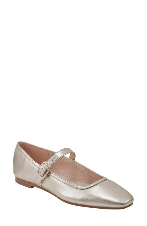 Shop Marc Fisher Ltd Garissa Mary Jane Flat In Gold