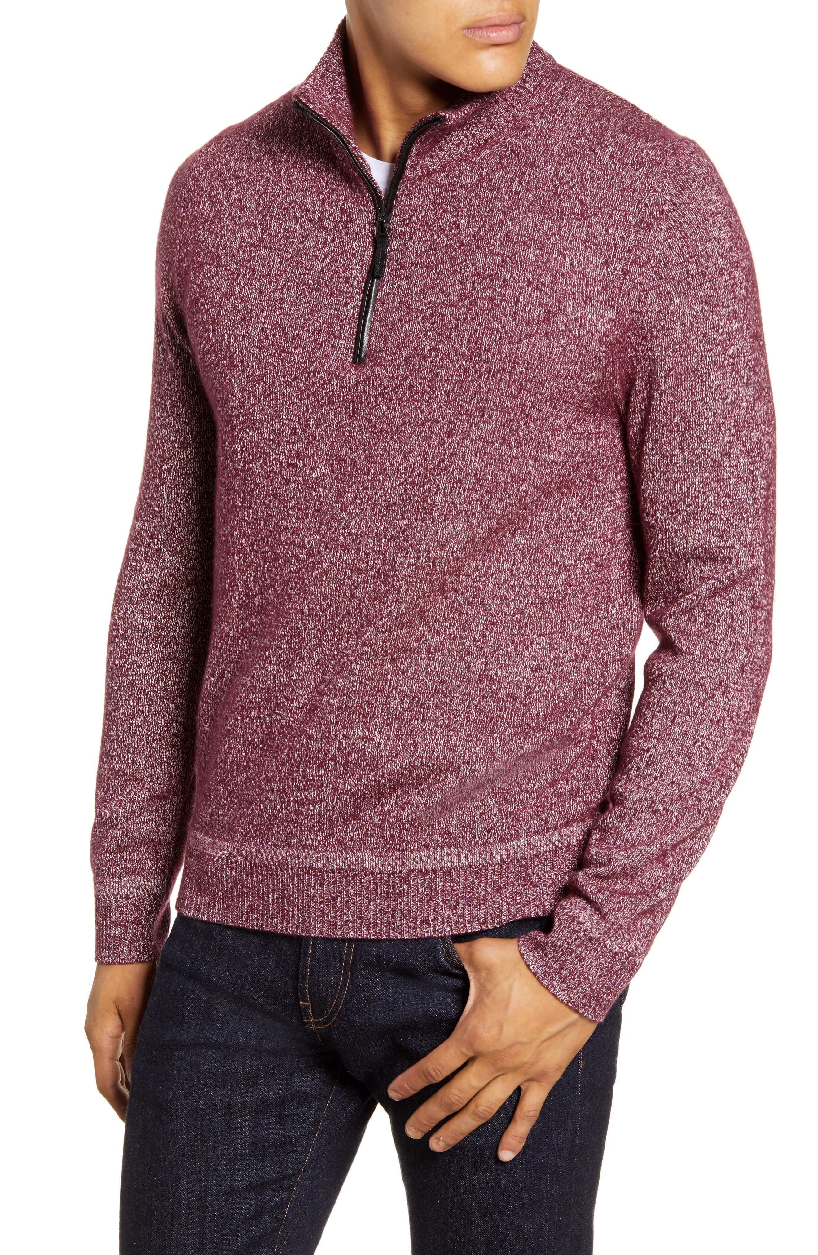 nordstrom mens quarter zip sweater