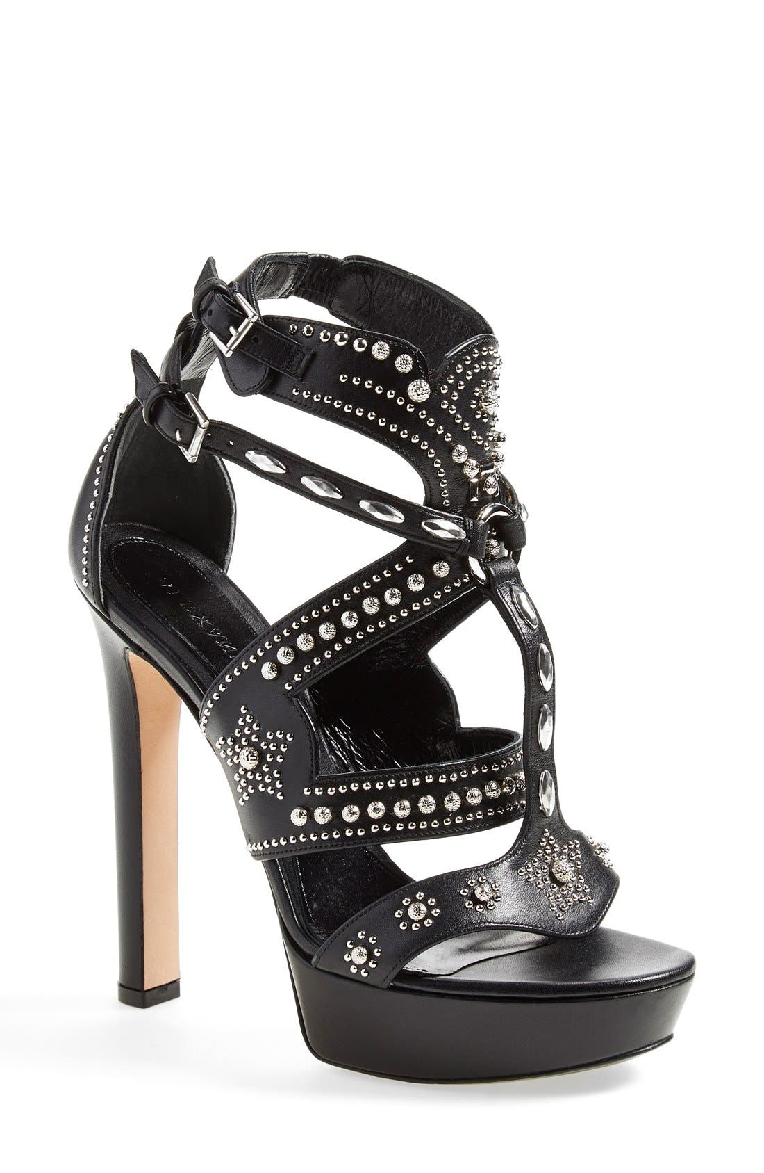 Alexander McQueen Studded Platform Sandal (Women) Nordstrom