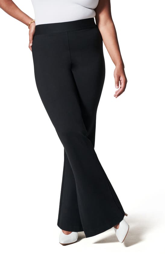 Spanx Women's The Perfect Double Slit Pants In Classic Black | ModeSens