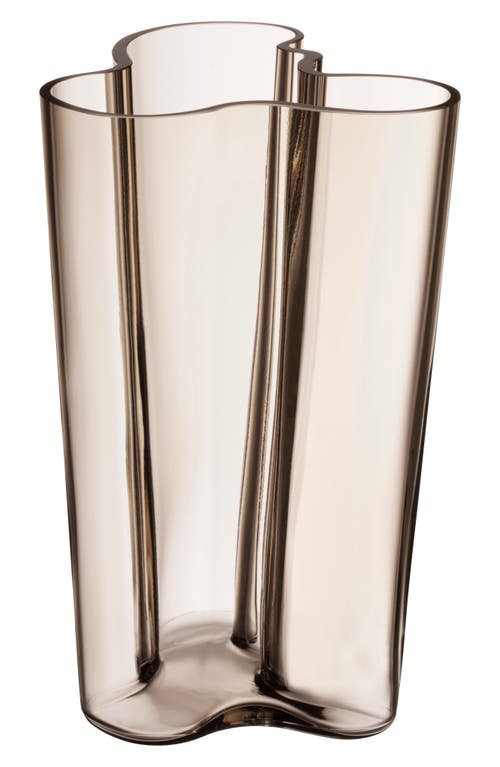 Iittala Alvar Aalto Finlandia Crystal Vase in Linen at Nordstrom
