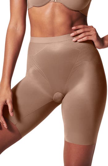 SPANX HIDE & SLEEK MID THIGH SLIMPROVED SHORT SHAPER #2508 NUDE SMALL NEW  $68