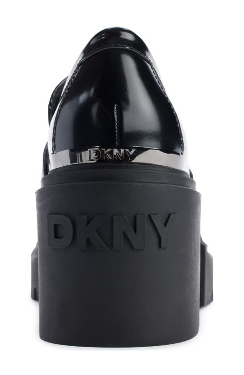 Shop Dkny Texas Platform Bit Loafer In Blk - Black